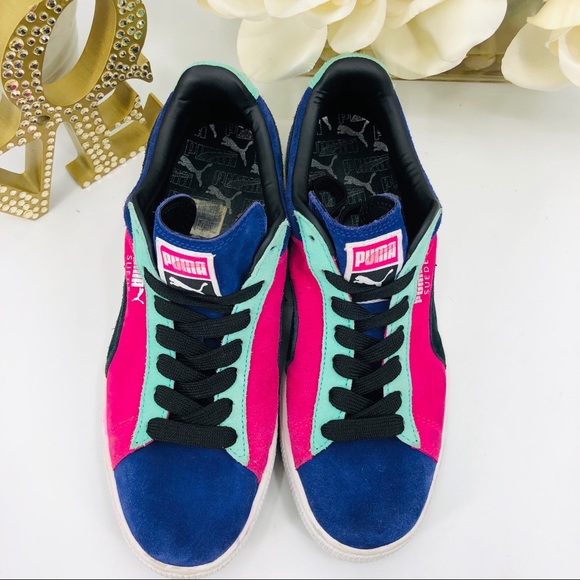 Bright Color Block Puma Sneaker - Picture 3 of 8